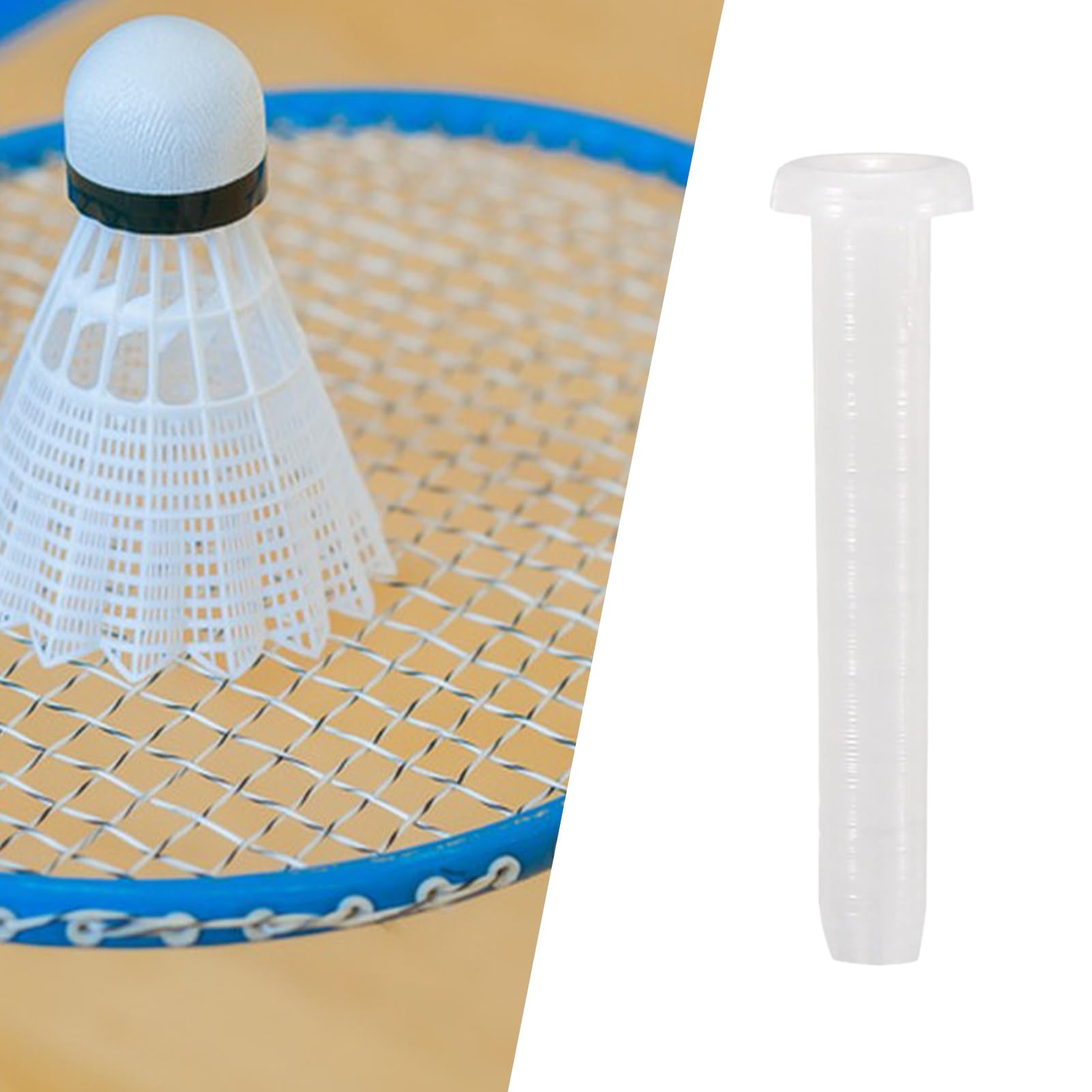 Amazon | バドミントングロメット、100倍のラケットグロメット、透明な